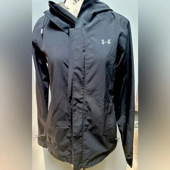 Under armour rain jacket black and grey xsmall - Picture 1 of 4